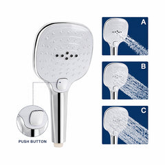 3 Function Push-Button | ABS Hand Shower Set