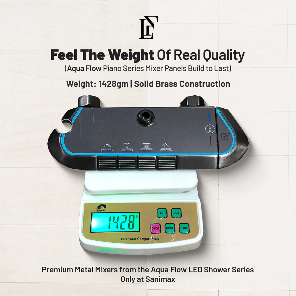 Aqua Flow – Hydropower LED Rainfall & Hand Shower System | Complete Luxury Shower Set