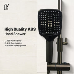 Aqua Flow – Hydropower LED Rainfall & Hand Shower System | Complete Luxury Shower Set
