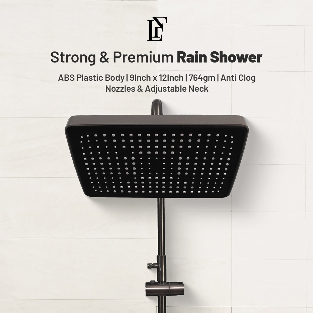 Aqua Flow – Hydropower LED Rainfall & Hand Shower System | Complete Luxury Shower Set