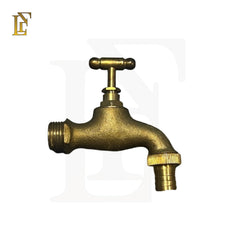 Flexi Nort Vintage Brass Bib Cock