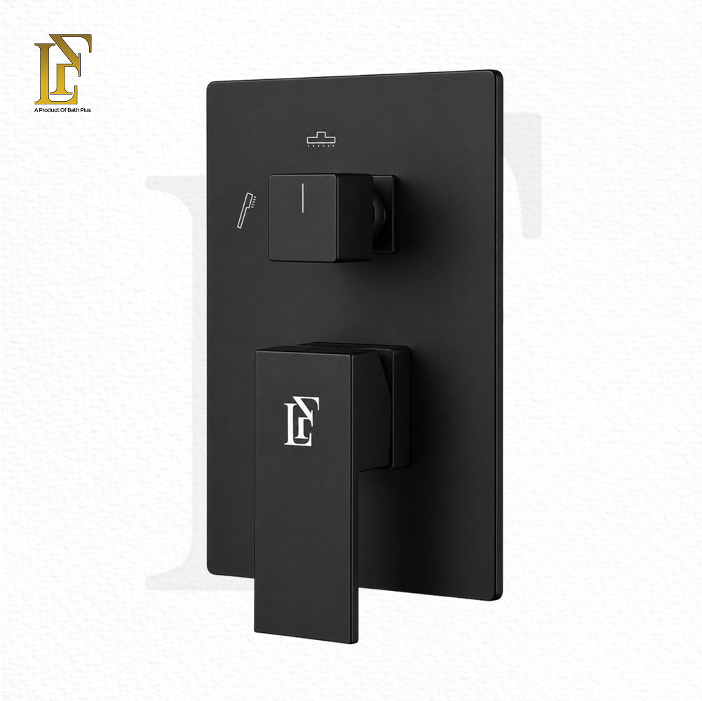 Complete Concealed Bathroom Shower Set | Matt Black | FL-019