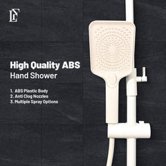 Cosmo Stream – Hydropower LED Rainfall & Hand Shower System | Complete Luxury Shower Set