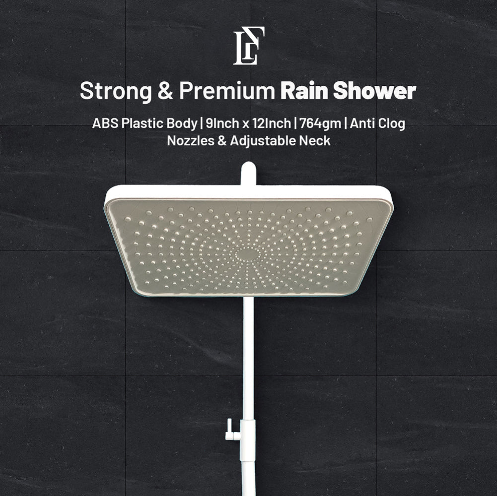 Cosmo Stream – Hydropower LED Rainfall & Hand Shower System | Complete Luxury Shower Set