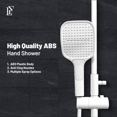 Diamond Flow – Hydropower LED Shower System with Hand Shower & Nebulizer | Complete Luxury Shower Set