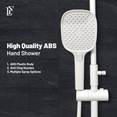 Edge Wave – Hydropower LED Rainfall & Hand Shower System | Complete Luxury Shower Set