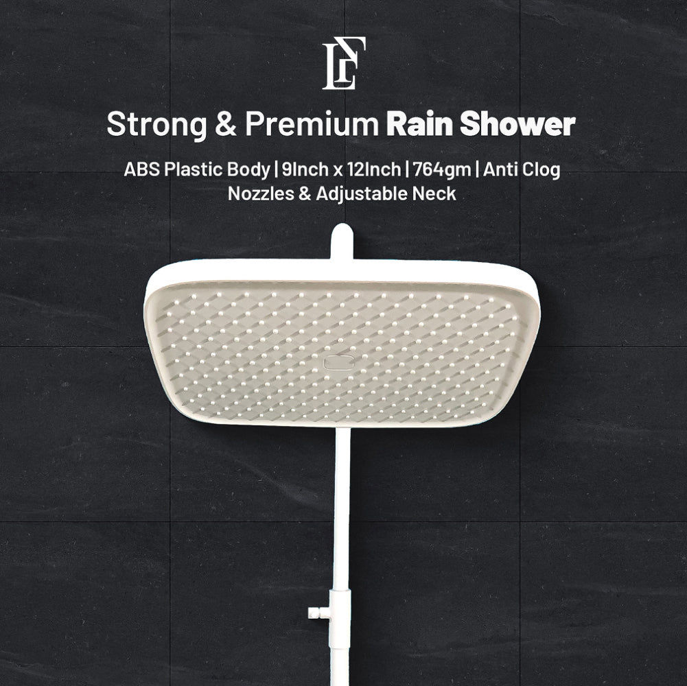 Edge Wave – Hydropower LED Rainfall & Hand Shower System | Complete Luxury Shower Set