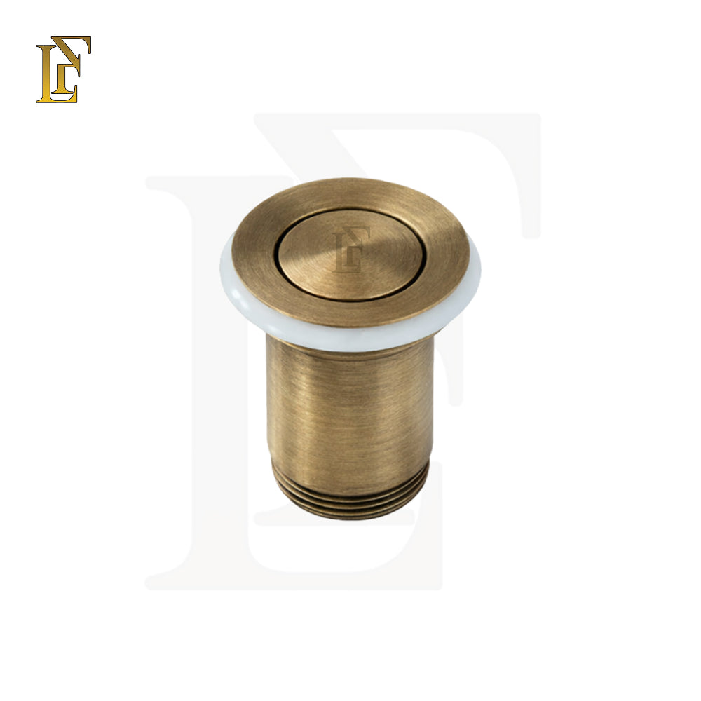 Flexi Nort Brass Basin Pop Up Drain Waste | Premium Chrome & Vintage Brass Finish