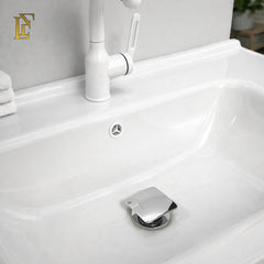 Flexi Nort Square Basin Pop Up Drain Waste | Premium Brass Chrome Finish
