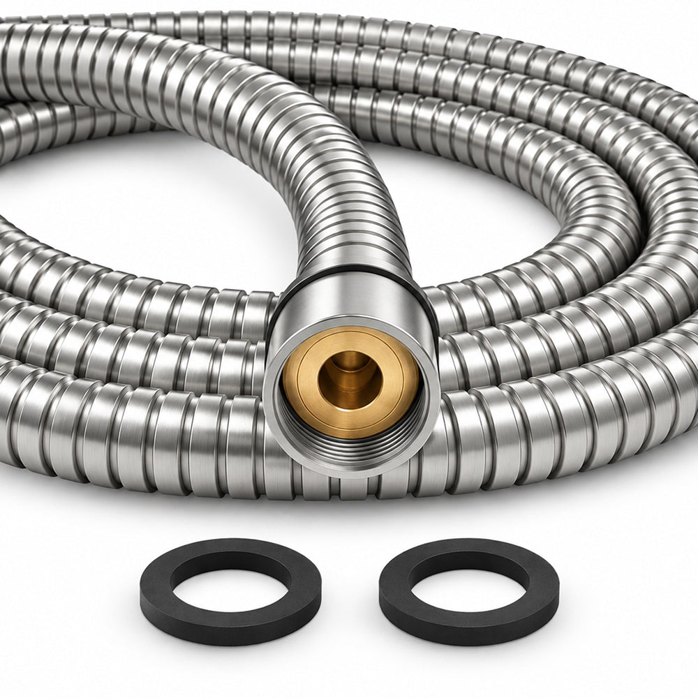 Flexible Metal Shower Hose | Pure SUS 304 | 120cm | FL Bath Plus