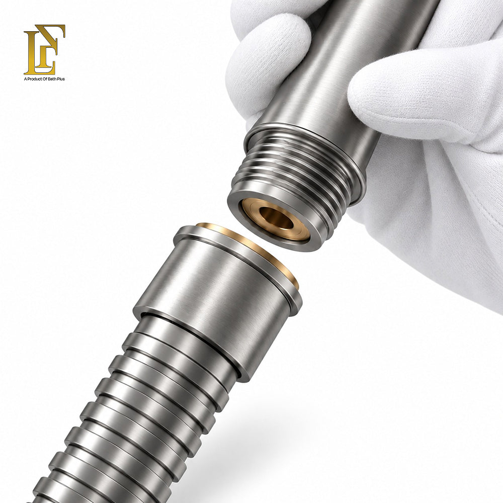 Flexible Metal Shower Hose | Pure SUS 304 | 120cm | FL Bath Plus