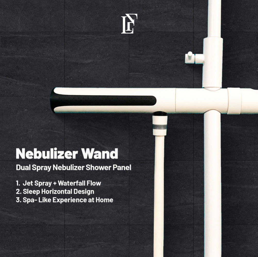 Celestial Wand – Hydropower LED Shower System | Rainfall, Hand Shower & Spa Wand | Complete Luxury Shower Set