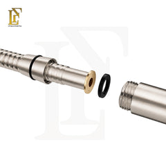 Heavy Duty Metal Flexible Shower Hose | 150cm | SUS 304 Stainless Steel | Brushed Nickel