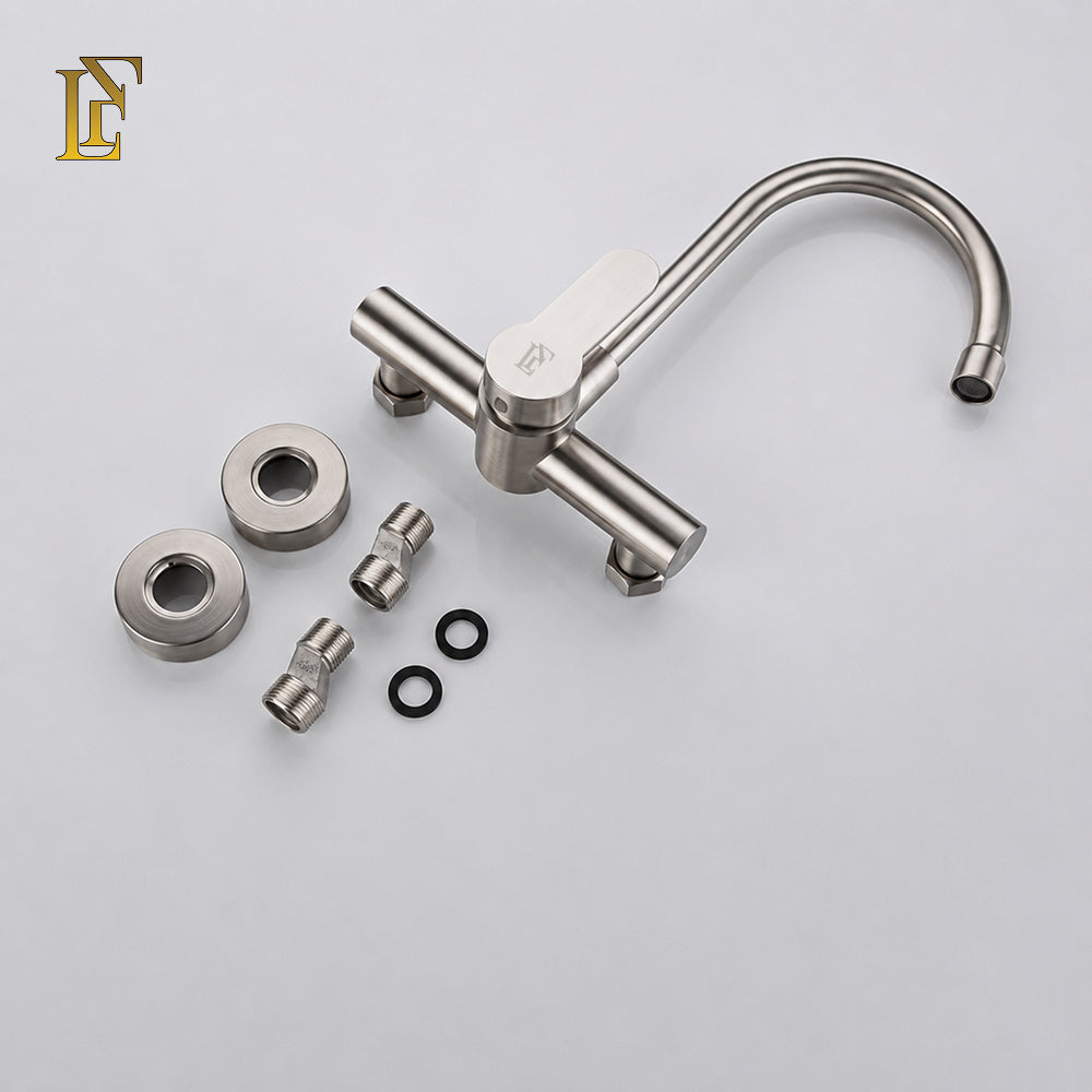 Kitchen Sink Mixer U Shaped |  Wall Mounted | Pure SUS 304