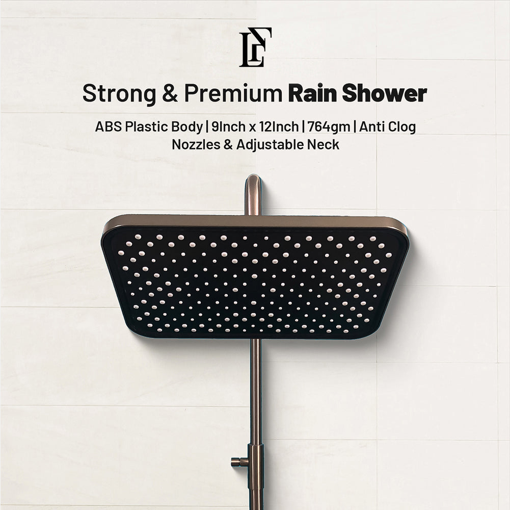 Luna Shadow – Hydropower LED Rainfall & Hand Shower System | Complete Luxury Shower Set