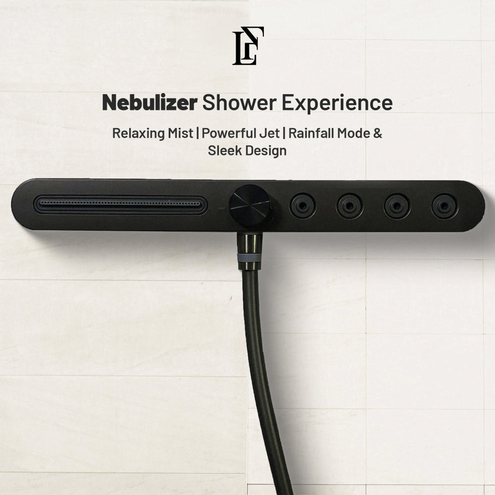 Starline Pulse – Hydropower LED Shower System with Hand Shower & Nebulizer | Complete Luxury Shower Set