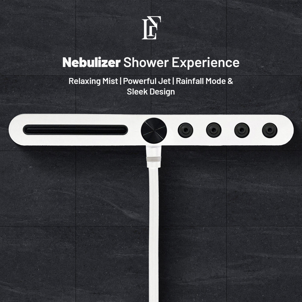 Diamond Flow – Hydropower LED Shower System with Hand Shower & Nebulizer | Complete Luxury Shower Set