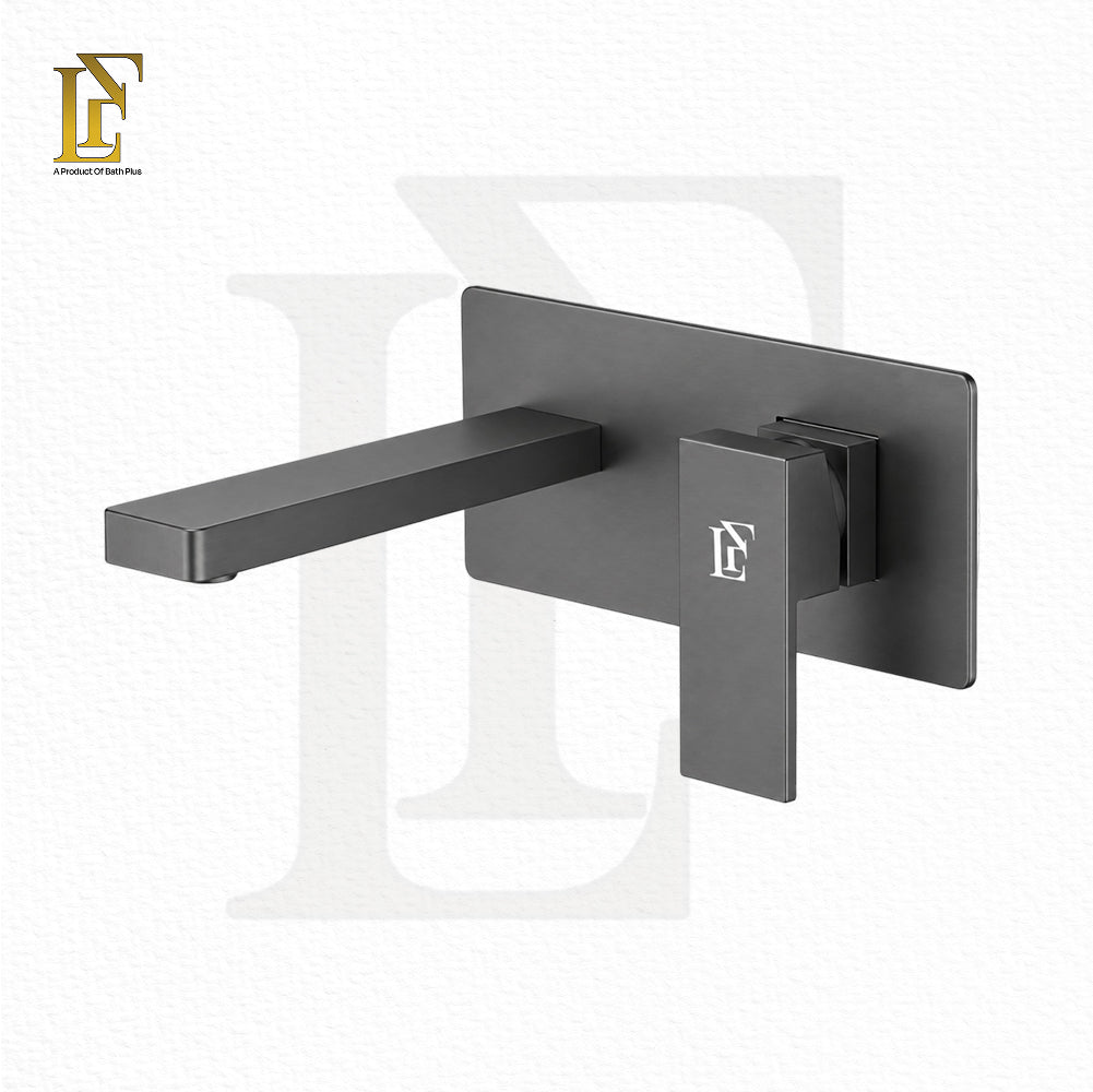 Complete Concealed Bathroom Shower Set | Gun Grey | FL-019