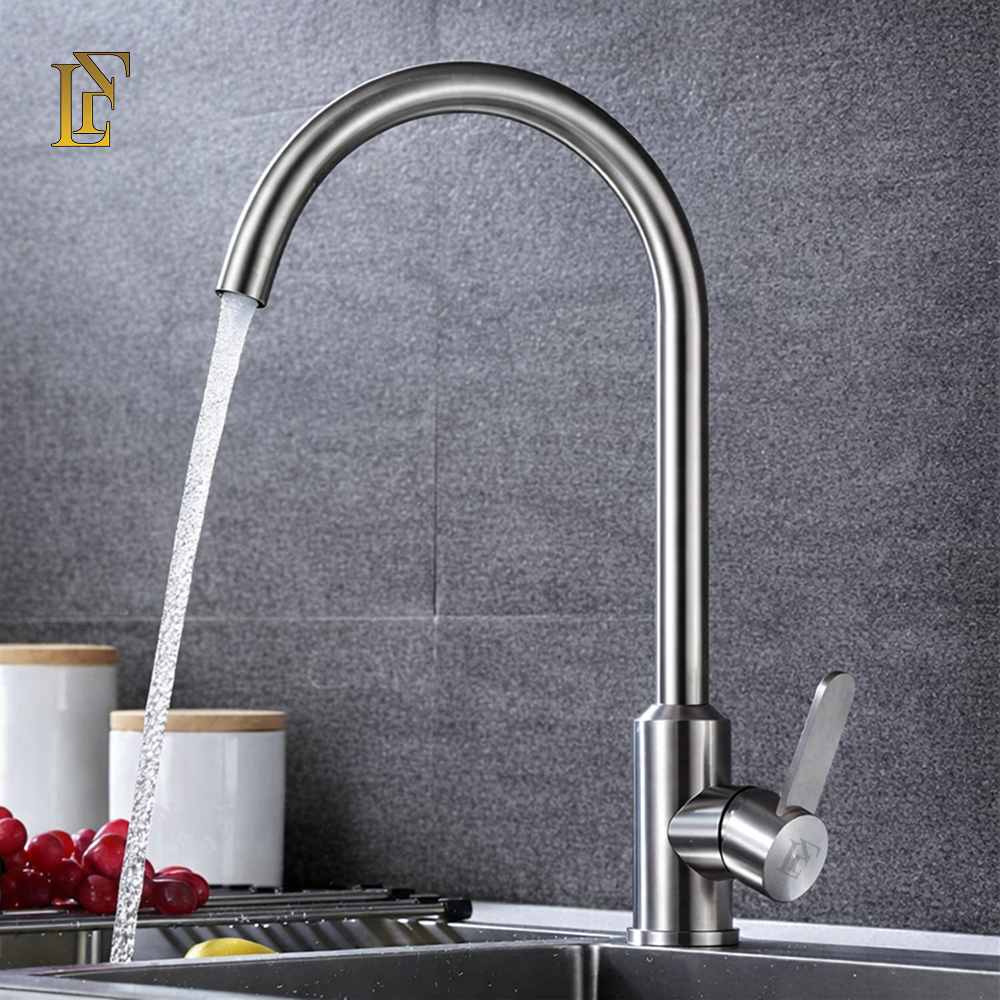 Round Neck Kitchen Faucet | Premium SUS 304