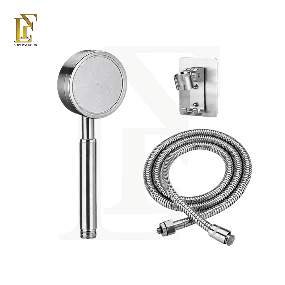 SUS 304 Hand Shower Set | Brushed Nickel | 150cm Hose
