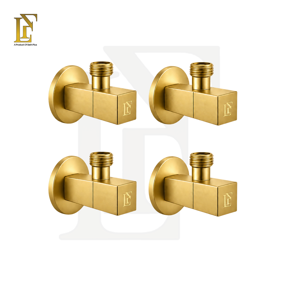 Complete Concealed Bathroom Shower Set | Brushed Gold | FL-021